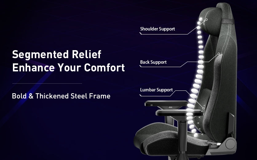Blacklyte ergnomic gaming chair shoulder support, back support,lumbar support pc.jpg__PID:433a6dd9-5803-4013-ac23-fecdbfeb1e6b