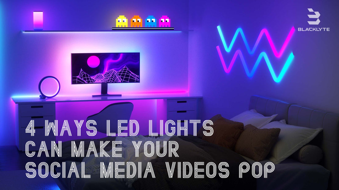 4 Ways LED Lights Can Make Your Social Media Videos Pop